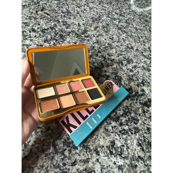 New Too Faced Makeup Lot Killer Liner Turquoise Cashmere Kitty Likes to Scratch - Picture 3 of 3